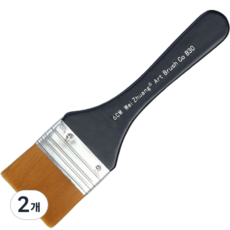 다사바바 유화붓 블랙, 2개, 6cm