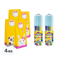 종이나라 크레팡 2p + 종이봉투 4p + 메모 스티커 4p, 6색, 4세트
