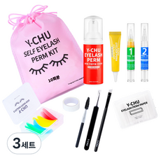 와이츄 파워업 셀프 속눈썹 펌 키트 11종 풀세트 10회분, 3세트