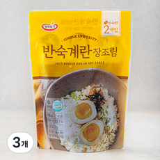 행복담기 반숙계란 장조림, 160g, 3개