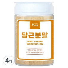 고미네 국내산 당근 분말, 80g, 4개