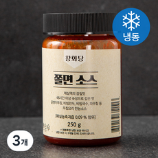 창화당 쫄면소스 (냉동), 250g, 3개