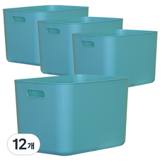 보노하우스 팬트리 포시즌 리빙 바스켓, 민트, 12개