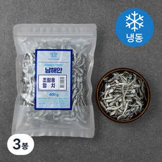 이어수산 남해안 조림용 멸치 (냉동), 400g, 3봉