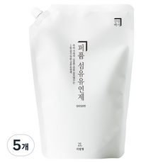 살림백서 퍼퓸 섬유유연제 일랑일랑향 리필, 2L, 5개