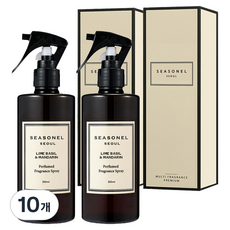 시즈넬 대용량 퍼퓸 멀티 스프레이 라임 바질 앤 만다린 향, 10개, 300ml