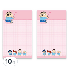 짱구 사각 메모패드, 낙서, 10개