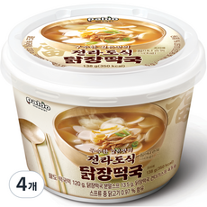 팔도 전라도식 닭장떡국, 138g, 4개