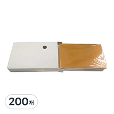 아이딜레이저 파이버 레이저 마킹기 아노다이징 알루미늄 카드 명판, 골드 유광, 200개