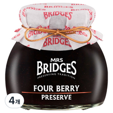 미세스브릿지 네가지맛 베리 프리저브, 340g, 4개