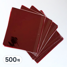 彩色玻璃紙 紅色, 23 x 25 cm, 500個