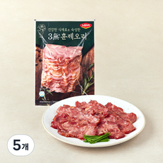 노랑오리 3무 훈제오리, 400g, 5개