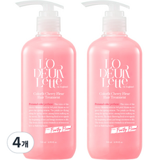 로더렛 인 잉글랜드 컬러핏 체리 플뢰르 헤어 트리트먼트, 500ml, 4개