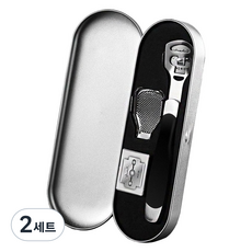 FaboraVo 硬皮腳皮去除玉米刨刀組 黑色, 2套