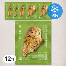 바르닭 소스 품은 닭가슴살 허브갈릭맛 (냉동), 100g, 1개입, 12개