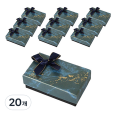 마켓감성 스페셜 소품 포장 미니 상자, 마블 블루, 20개