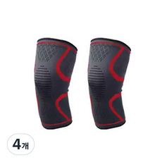 빌리네집 무릎보호대 레드, 4개