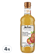 Mazzetti 蘋果醋, 4個, 500ml