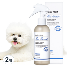 페토세라 강아지 고보습 엉킴방지 저자극 미스트 모이스처 플러스 베이비파우더향, 200ml, 1개입, 2개