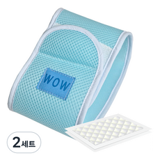 와우한빛 반려동물 숨쉬는 매너벨트 + 일자형 기저귀 2p, 대형, 2세트
