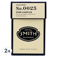 스티븐스미스티메이커 No.0025 허브 샘플러, 2개, 레드 넥타 + 페퍼민트 리브스 2p + 메도우 2p