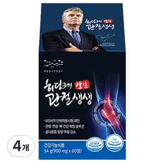 메디포스트 모비타 히딩크의 관절생생 MSM 60정, 54g, 4개