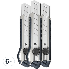 DORCO 多可樂客 PROCUT 文具辦公美工刀 XL701, 6個, 黑色