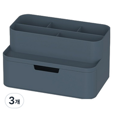 시스맥스 올리오 데스크 오거나이저, 프러시안 블루, 3개