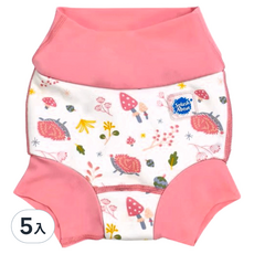 Splash About Happy Nappy Duo 銀離子3D雙層游泳尿布褲 1-2 years, 特大型(XL), 5件