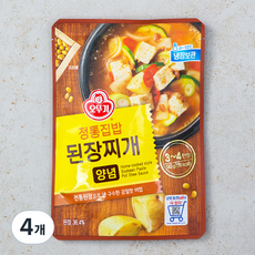 정통집밥된장찌개양념, 140g, 4개