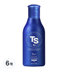 TS 쿨 샴푸 민트향, 200g, 6개