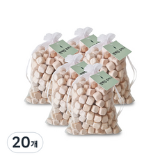 친환경편백아트 편백칩 방향 주머니 대, 150g, 20개