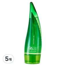 HOLIKA HOLIKA 96%蘆薈鎮靜保濕凝膠, 250ml, 5瓶