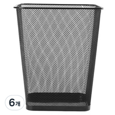 앞날창창 철제 스탠드 업소용 가정용 현관 우산꽂이 정사각, 6개, 블랙