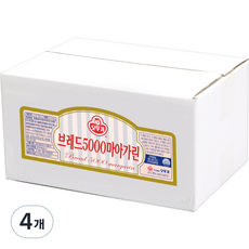 오뚜기 브레드 5000 마아가린, 4개, 4.5kg