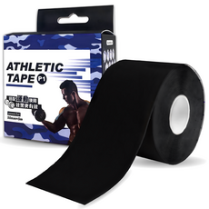 Cozeny 珂澤妮 Kinesiology tape 肌肉運動膠帶/肌內效貼布 黑色, 1個