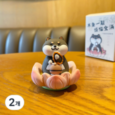 뎁시스 동물 데스크 장식 인테리어 소품 피규어 타입 7, 2개