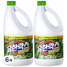 유한락스 멀티액션 후레쉬, 1.8L, 6개