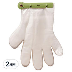 AKEIBY 高級型塑膠手套架 + 塑膠手套 200p 組, 2套