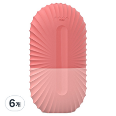 젤루나 실리콘 얼음 마사지틀 Y-51, 6개, 핑크