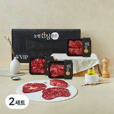 농협안심한우 1++등급 구이 선물세트 등심300g + 채끝300g + 안심300g, 2세트