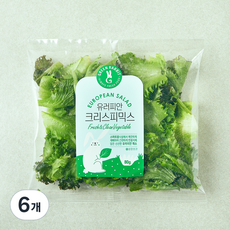 그린래빗 유러피안 크리스피믹스 샐러드, 80g, 6개