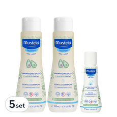 Mustella 溫和洗髮水 200ml x 2p + 溫和潔面啫喱 50ml, 5組