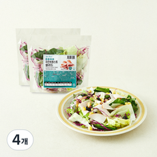 슬림픽 실속토핑 치킨브레스트햄 샐러드, 150g, 4개