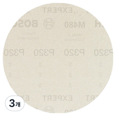 보쉬 EXPERT M480 원형망사 사포 P320 150mm 5p 2608900696, 3개