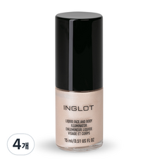 잉글롯 AMC 페이스 & 바디 일루미네이터 15ml, 70호, 4개