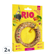 RIO 조류용 해피링 간식 중소형 22280, 85g, 2개
