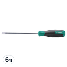 사타 일자형 스크류 드라이버 3 x 75 mm 63402, 6개