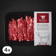 참연담소 국내산 소고기 업진살 2등급 구이용 (냉장), 4개, 200g