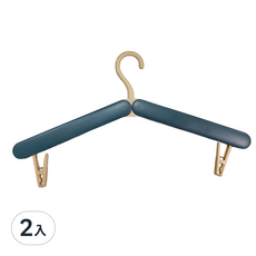 wildpeak 野峰戶外 高品質折疊衣架 旅行便攜 節省空間, 顏色隨機, 2入